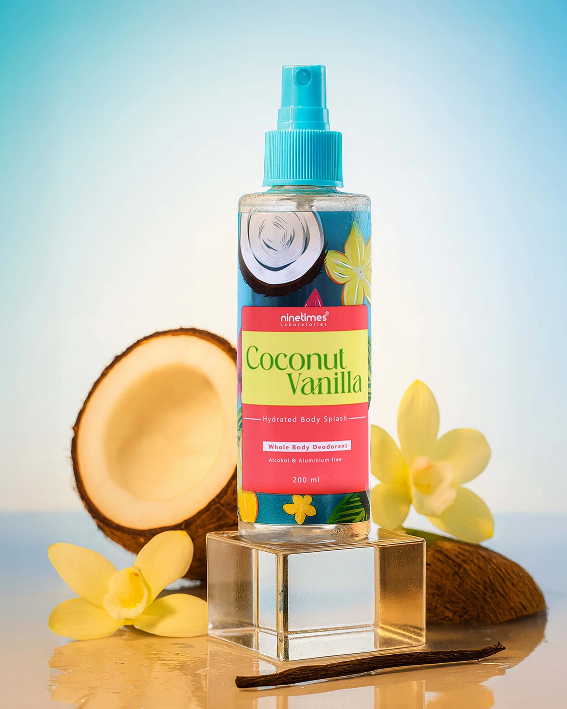 Body Splash Vanilla Coconut - 200 ml – ninetimeslab