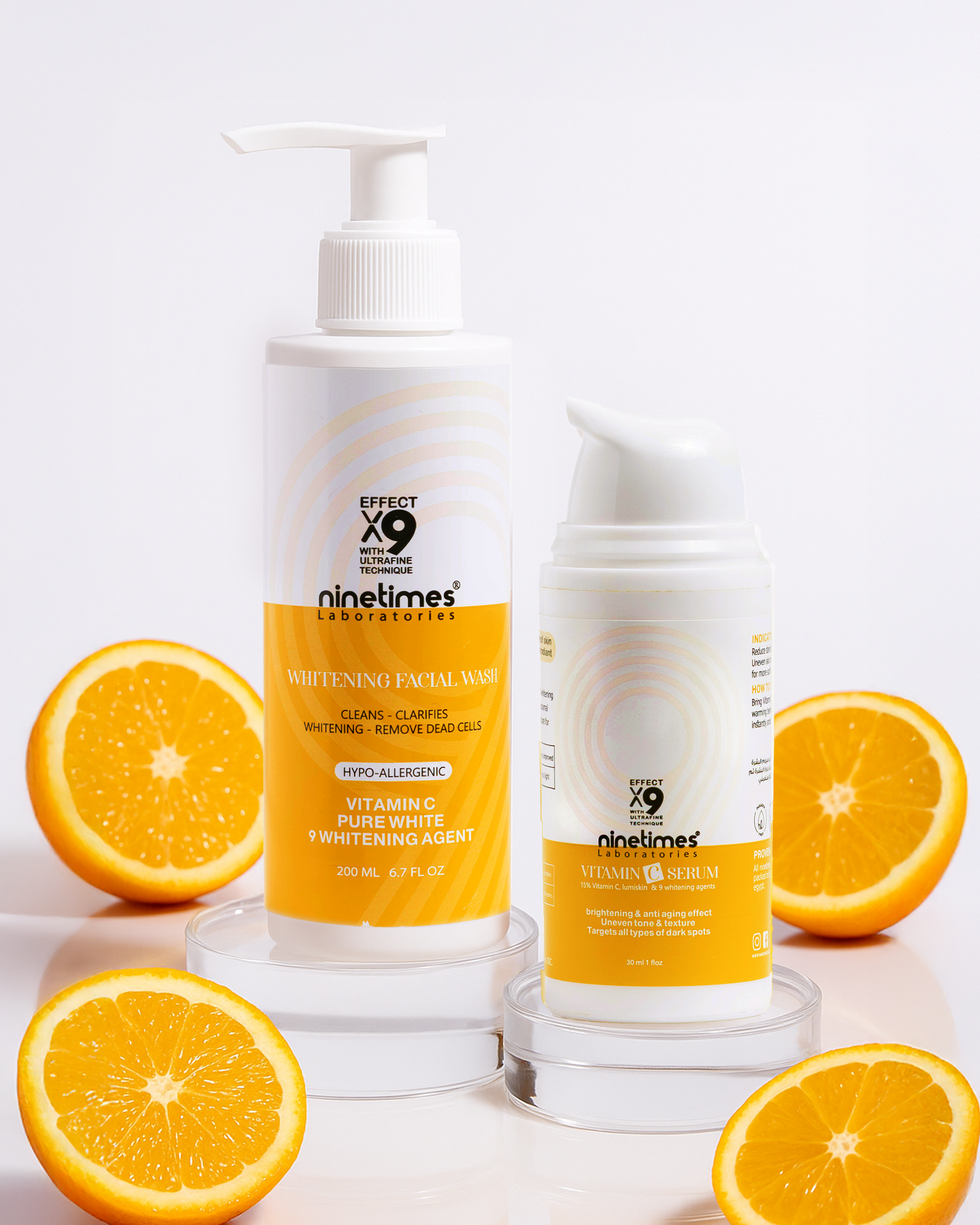 Spot and pigmentation removal routine (serum + lotion)